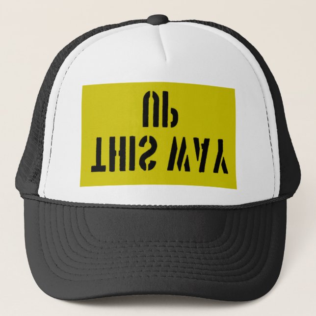 This way Up Trucker Hat (Front)