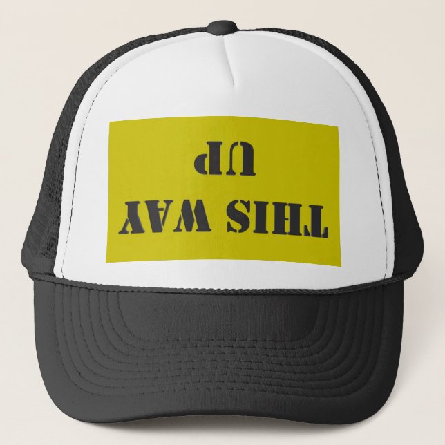 This way up trucker hat (Front)