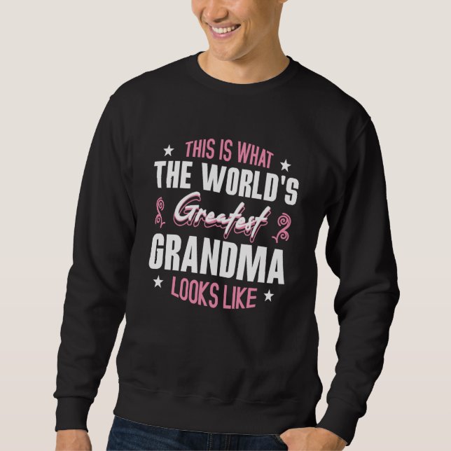 This What Greatest Grandmom Looks Like Mom Mother' Sweatshirt (Front)