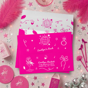 This Wife Is A Showgirl Bachelorette Party Envelope