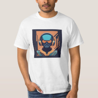 This wild and crazy robot is rocking out... T-Shirt