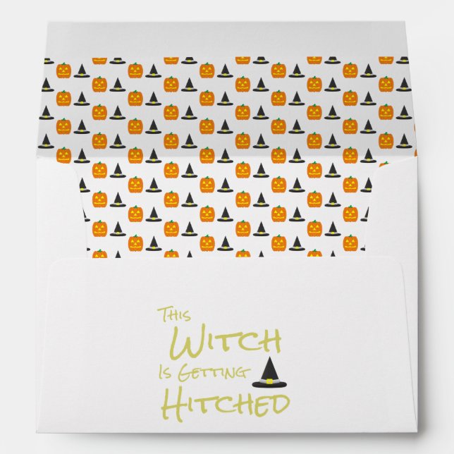 This Witch Is Getting Hitched Envelope (Back (Bottom))