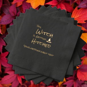 This Witch Is Getting Hitched Foil Napkins