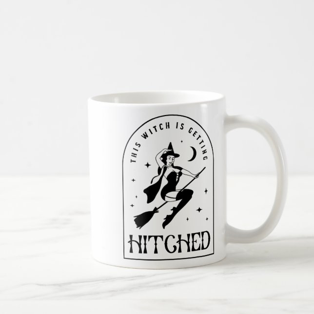 This Witch Is Getting Hitched Gothic Bride Bachelo Coffee Mug (Right)