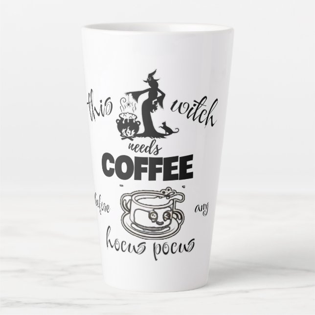 This witch Latte Mug (Front)