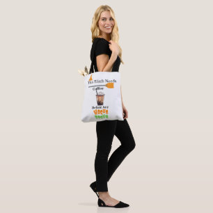 This Witch Needs Coffee Before Any Hocus Pocus Tote Bag