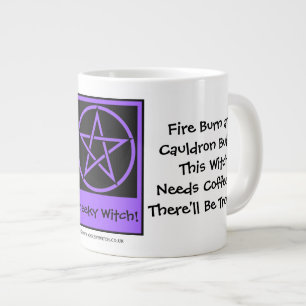 This Witch Needs Coffee JUMBO pagan wiccan mug cup