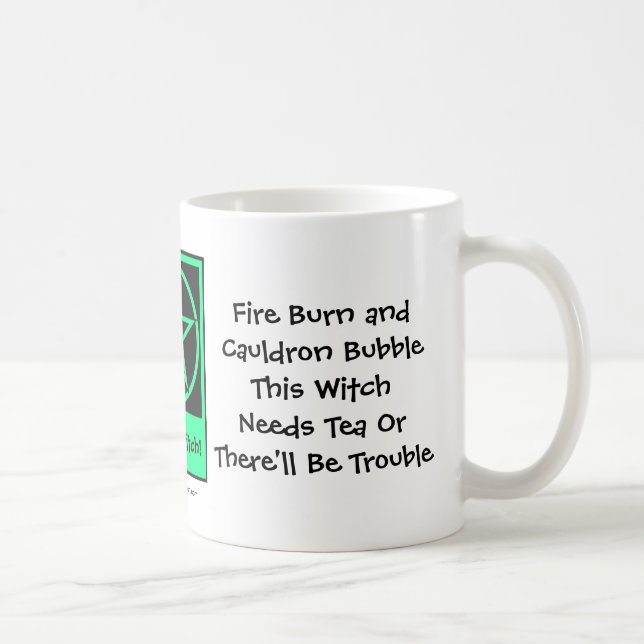 This Witch Needs Tea! Tea-addicts Cup/Mug Coffee Mug (Right)