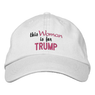 this Woman is for Trump Embroidered Hat