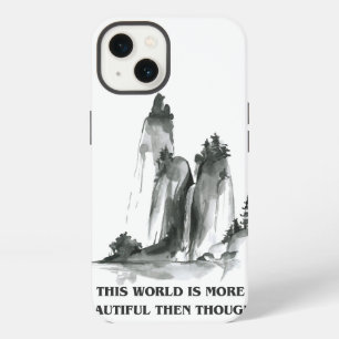 "This World is More Beautiful" Watercolor Phone iPhone 13 Case