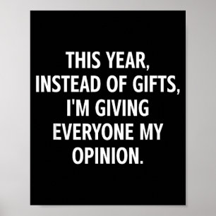 This Year, Instead Of , I'm Giving Everyone My Oni Poster