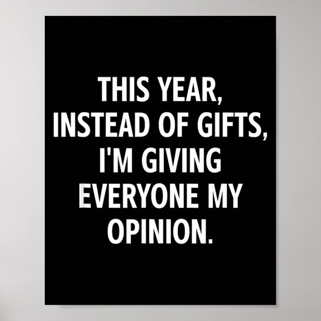 This Year, Instead Of , I'm Giving Everyone My Oni Poster (Front)