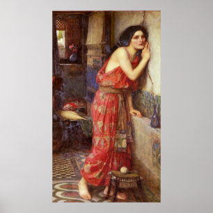 Thisbe by John William Waterhouse Poster