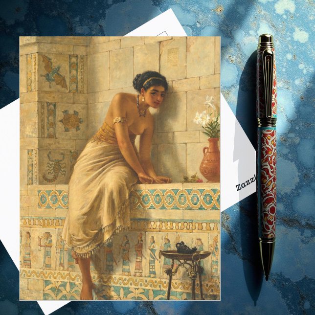 Thisbe, Edwin Long (English, 1829 – 1891)  Postcard (Creator Uploaded)