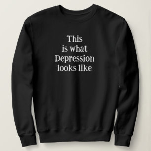 Thisiswhatdepressionlookslike_QRCTScan Sweatshir Sweatshirt