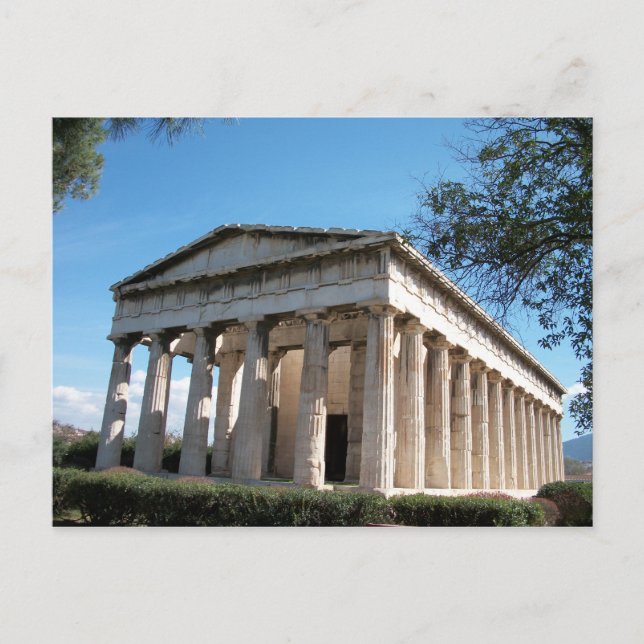 Thission - The Temple of Hephaestus Postcard (Front)