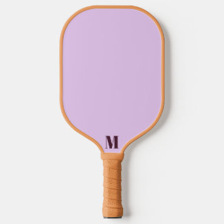 Thistle and Plum Modern Monogram Pickleball Paddle