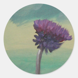 "Thistle" Classic Round Sticker