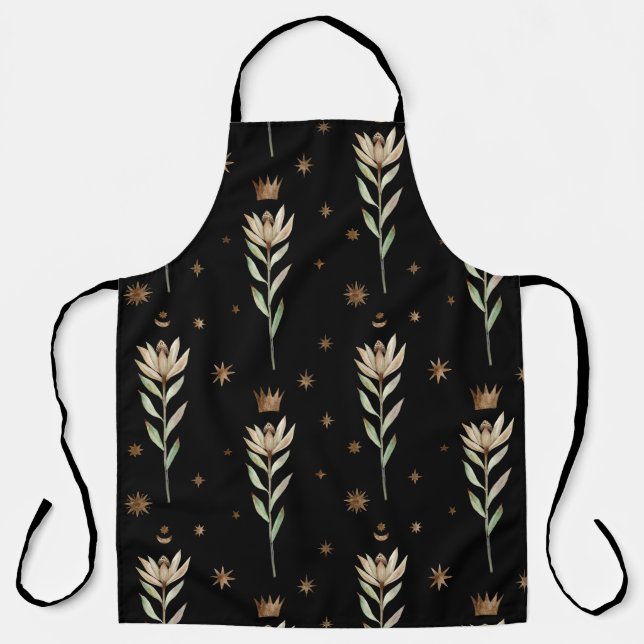 Thistle Floral Apron (Front)