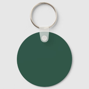 Thistle Green 1E4B3B Colour - Option to Add Name Key Ring