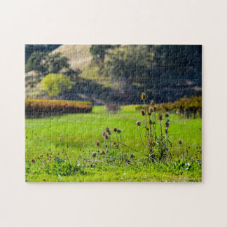 Thistle in a Vineyard Jigsaw Puzzle