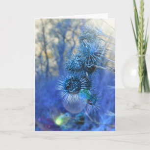 Thistle in Purple Card