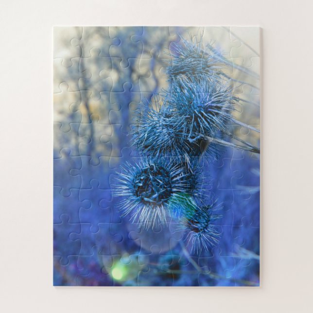 Thistle in Purple Jigsaw Puzzle (Vertical)