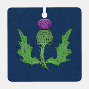 Thistle Metal Tree Decoration