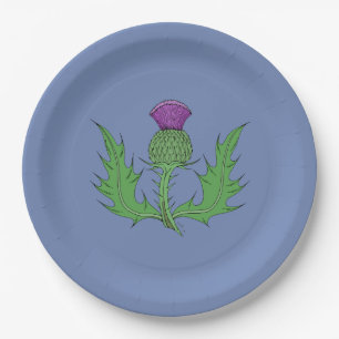 Thistle Paper Plate