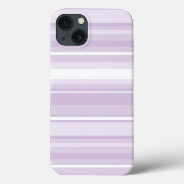 Thistle purple stripes Case-Mate iPhone case (Back)