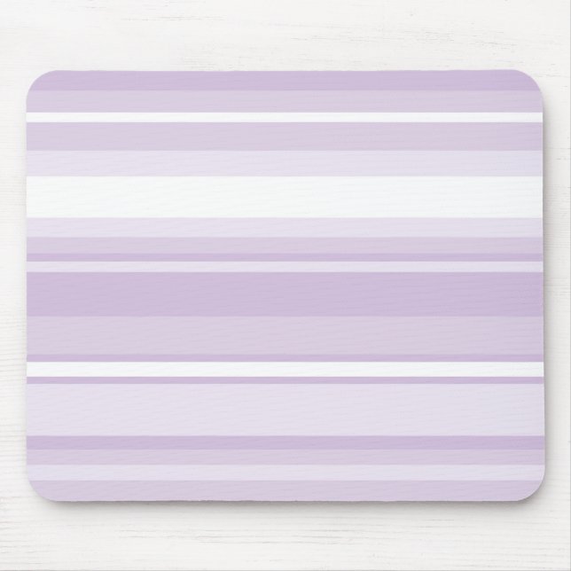 Thistle purple stripes mouse pad (Front)