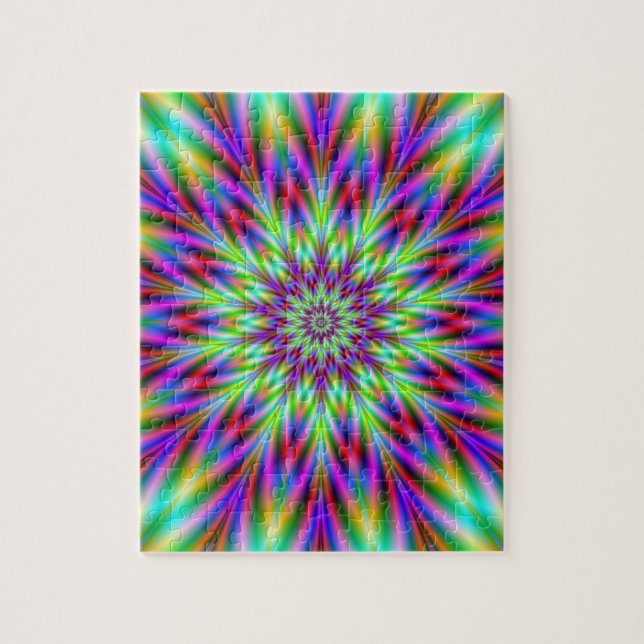 Thistle Star Jigsaw Puzzle (Vertical)