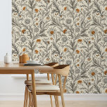 Thistle Wildflower Floral  Wallpaper<br><div class="desc">This design may be personalised by choosing the Edit Design option. You may also transfer onto other items. Contact me at colorflowcreations@gmail.com or use the chat option at the top of the page if you wish to have this design on another product or need assistance with this design. I am...</div>
