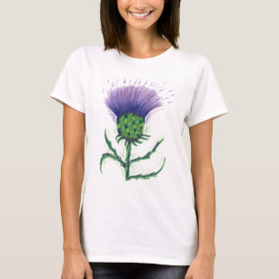 Thistle with a twist of tartan T-Shirt