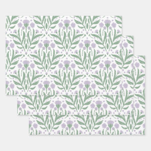 Thistle Wrapping Paper Sheet