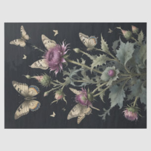 Thistles and Butterflies Tissue Paper