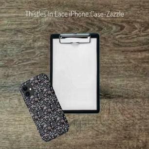 Thistles In Lace iPhone 11 Case