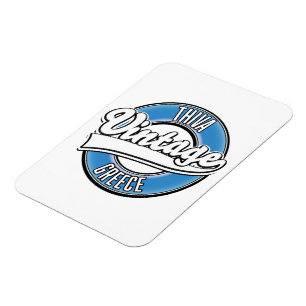 Thiva Greece vintage logo Magnet