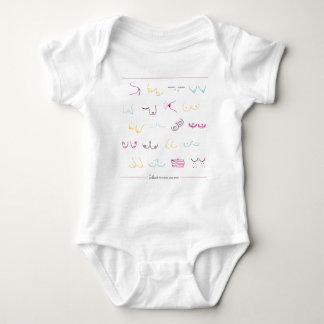 Thnks fr th Mammaries - Colourful Baby Bodysuit