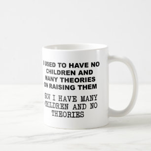 Thoeries on Raising Children Funny Mug