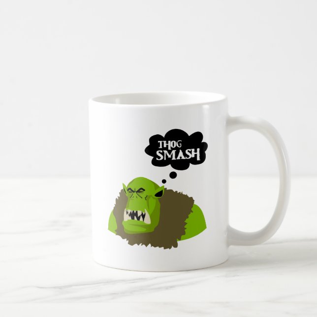 Thog Smash Coffee Mug (Right)