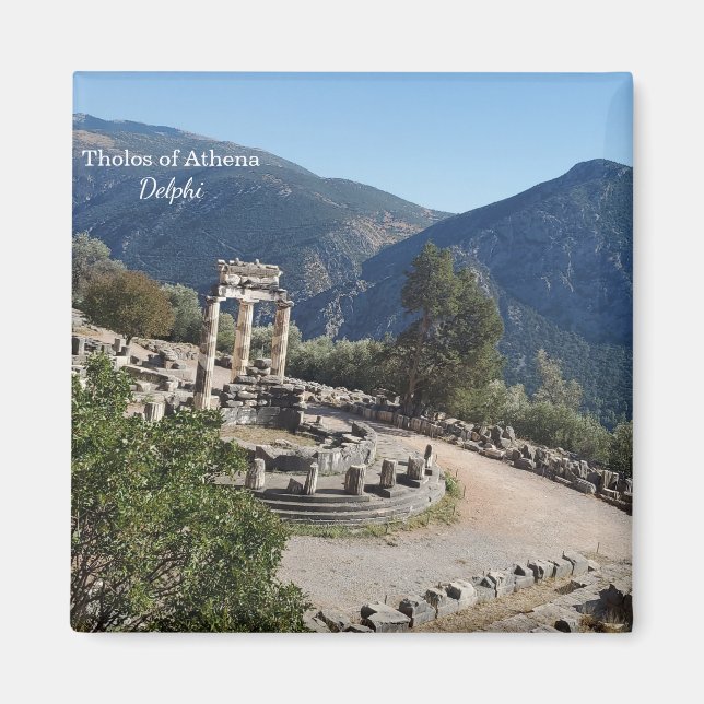 Tholos of Athena Delphi Souvenir Magnet (Front)