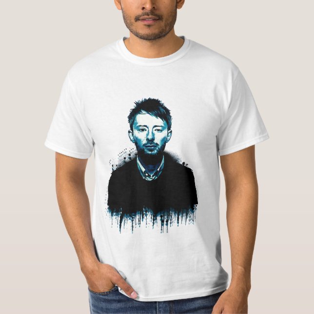 Thom Yorke Art Print by omiero T-Shirt (Front)
