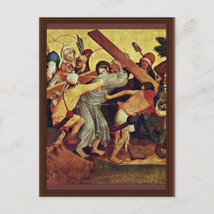 Thomas Altar Fragment Of The Left Inner Wing Scene Postcard