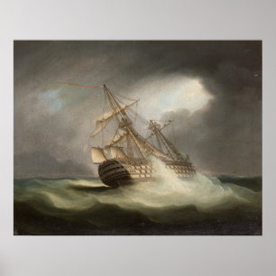 Thomas Buttersworth - H.M.S. 'Victory' Poster