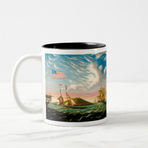 Thomas Chambers Boston Harbor Two-Tone Coffee Mug