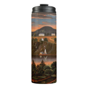 Thomas Chambers View of Hudson River at West Thermal Tumbler