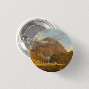 Thomas Cole A View of the Mountain Pass 3 Cm Round Badge