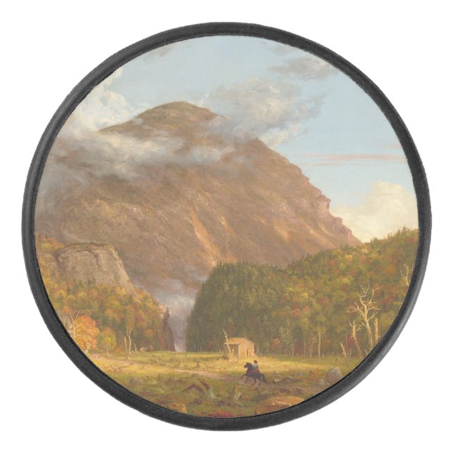 Thomas Cole A View of the Mountain Pass  Hockey Puck (Front)