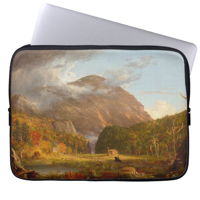 Thomas Cole A View of the Mountain Pass  Laptop Sleeve (Front)